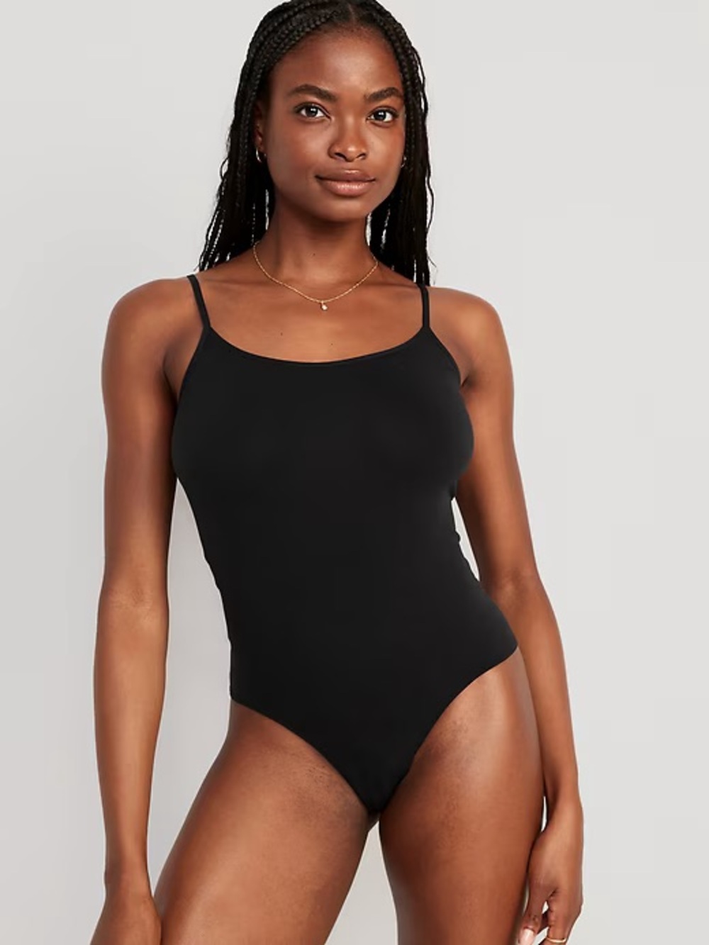 Women’s Seamless Bodysuit, Black